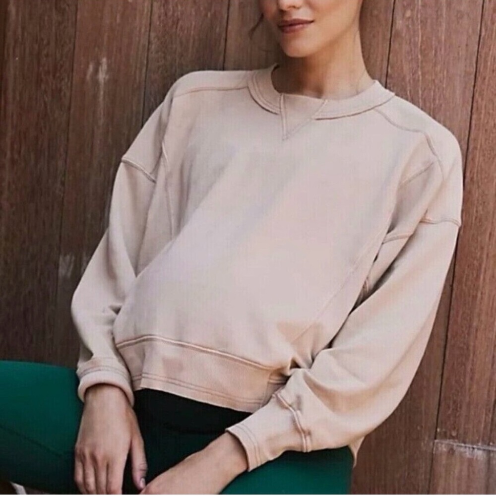 FP Movement x Hatch Intercept Maternity Pullover Desert Sand NWT fits XS to MED